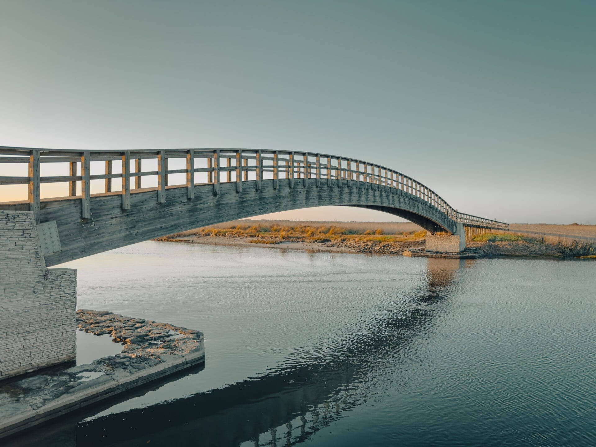 https://staceybarr.com/images/bridgestrategyexecutiongap.jpg" alt="A beautiful wooden bridge reaching across a calm river.