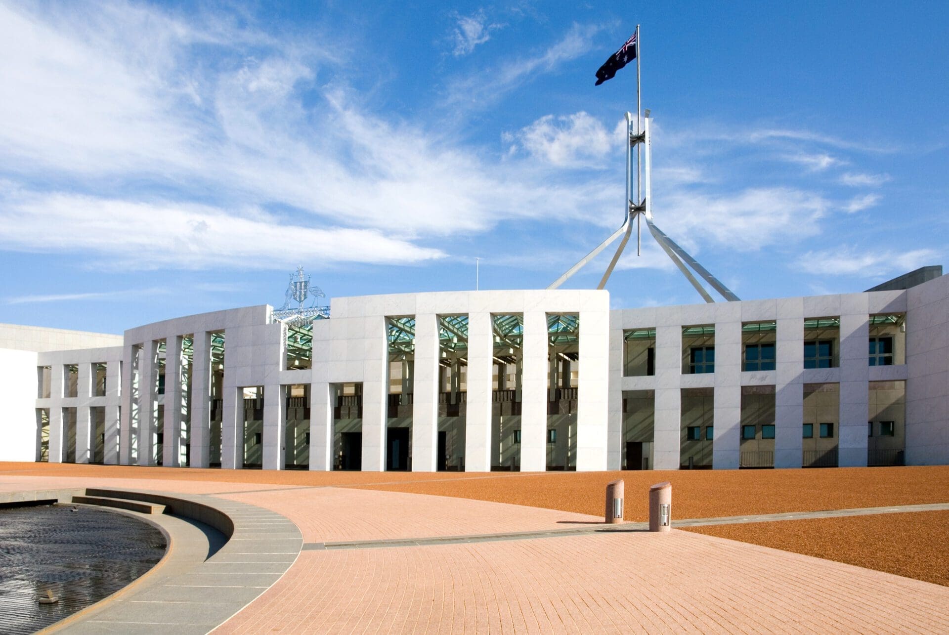 Parliament House in Canberra Australia